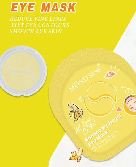 MÔND'SUB Banana Hydrogel Eye Mask
