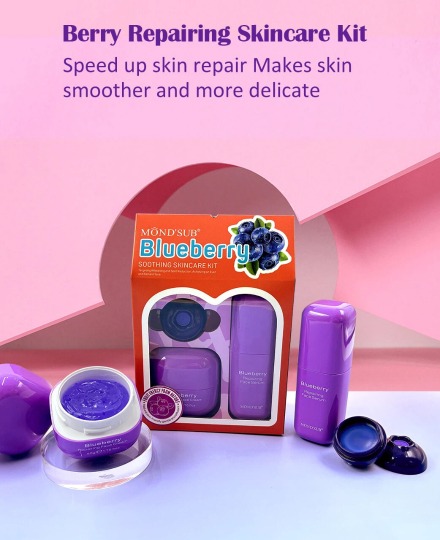 MÔND'SUB Blueberry Repairing Skincare Kit