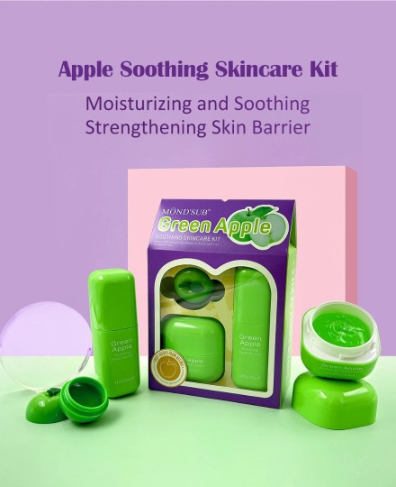 MÔND'SUB Green Apple Soothing Skincare Kit