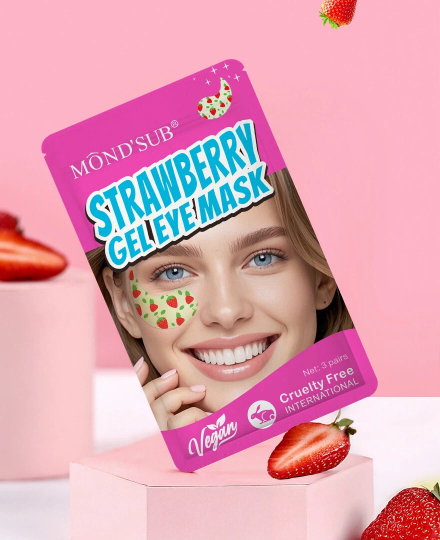 MÔND'SUB Strawberry Gel Eye Mask