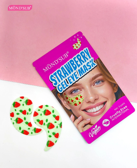 MÔND'SUB Strawberry Gel Eye Mask