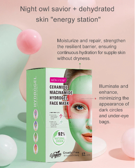 MÔND'SUB Ceramide Niacinamide Hydrogel Face Mask