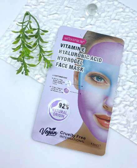 Vitamin E Hyaluronic Acid Hydrogel Face Mask