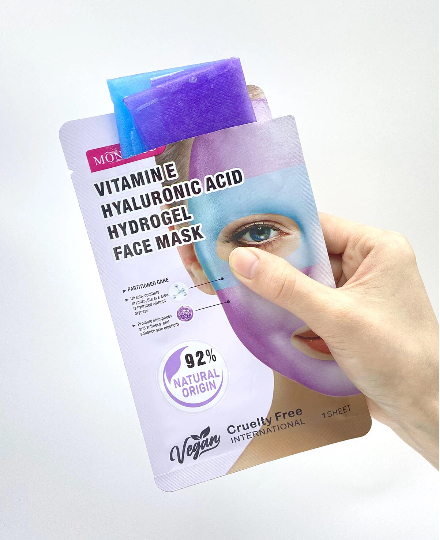 Vitamin E Hyaluronic Acid Hydrogel Face Mask